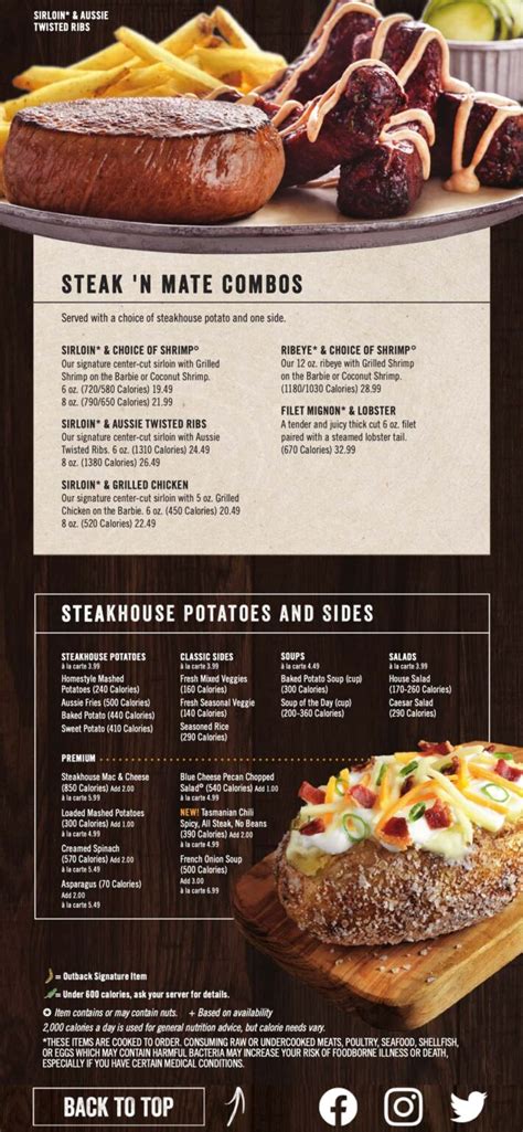 outback restaurant charlotte nc|outback carryout menu prices.